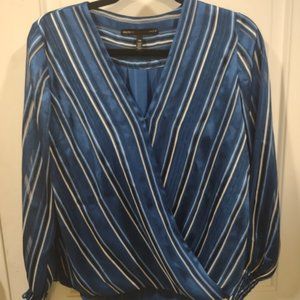 WHBM Striped Blouse